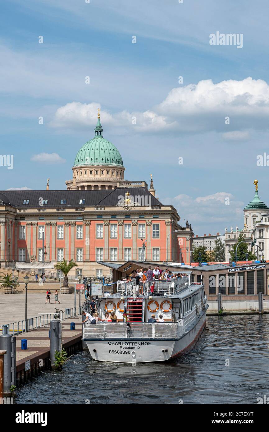 Crociera sul fiume Potsdam Foto Stock