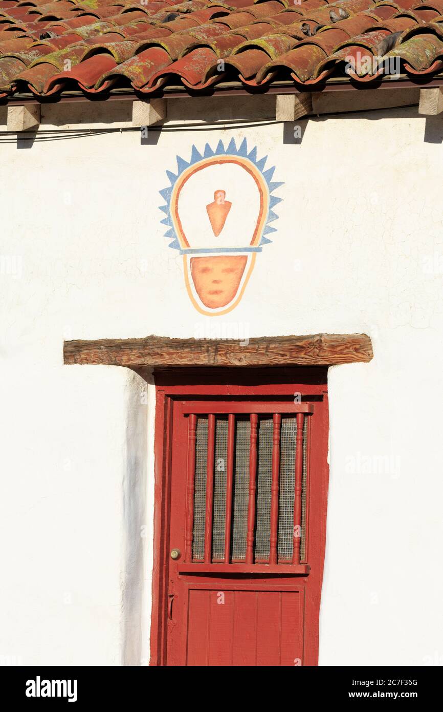 Missione di San Antonio de pala, riserva indiana di pala, contea di San Diego, California, Stati Uniti Foto Stock
