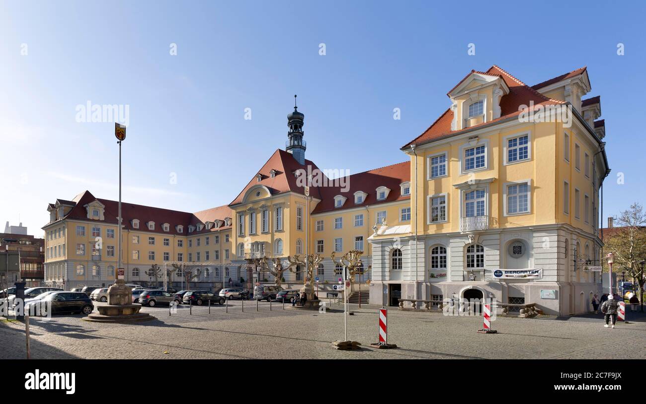 Municipio storico, Herford, Westfalia Est, Nord Reno-Westfalia, Germania Foto Stock