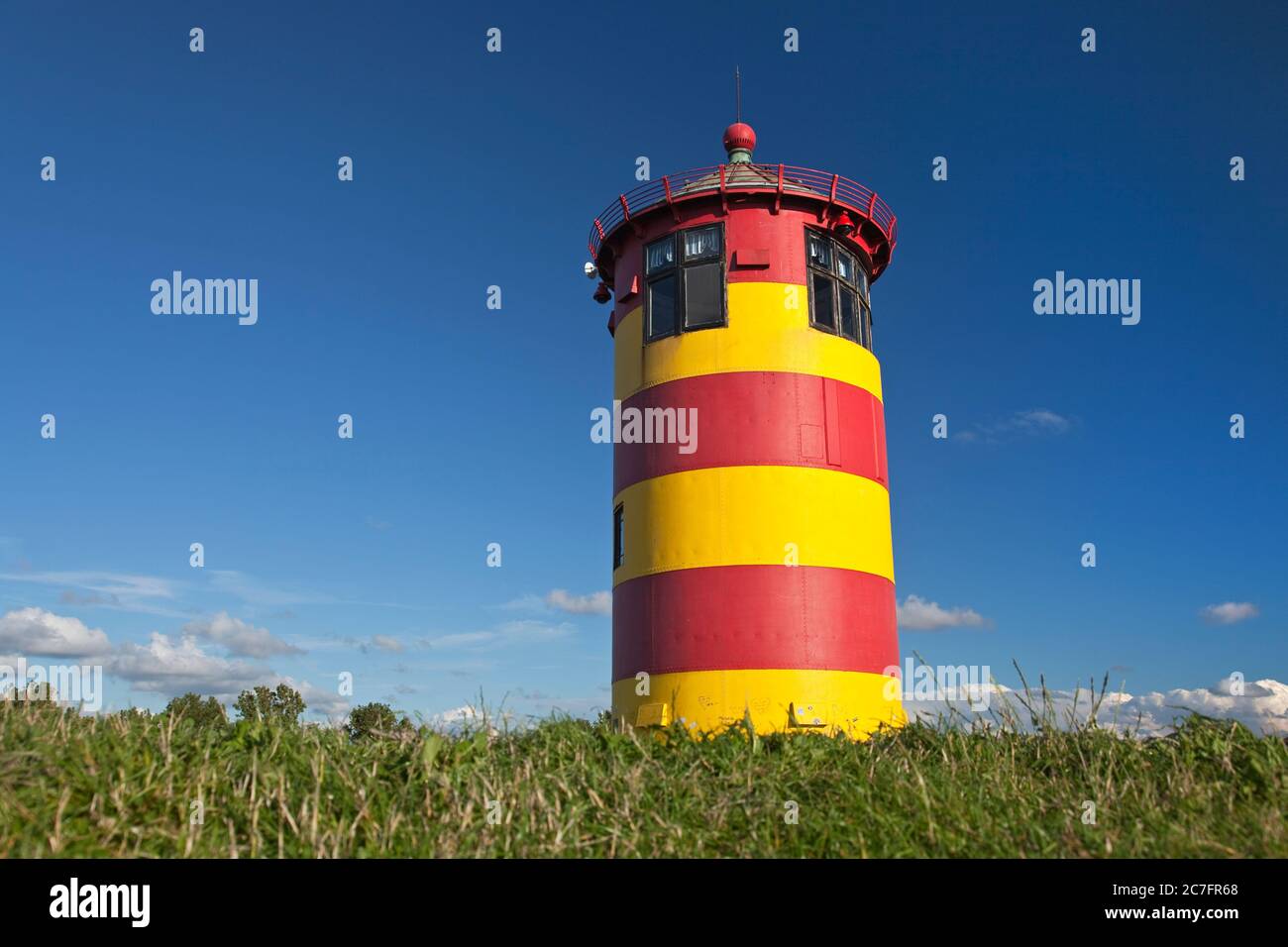 Germania, bassa Sassonia, ex faro di Pilsumer, pils, Frisia orientale. Foto Stock