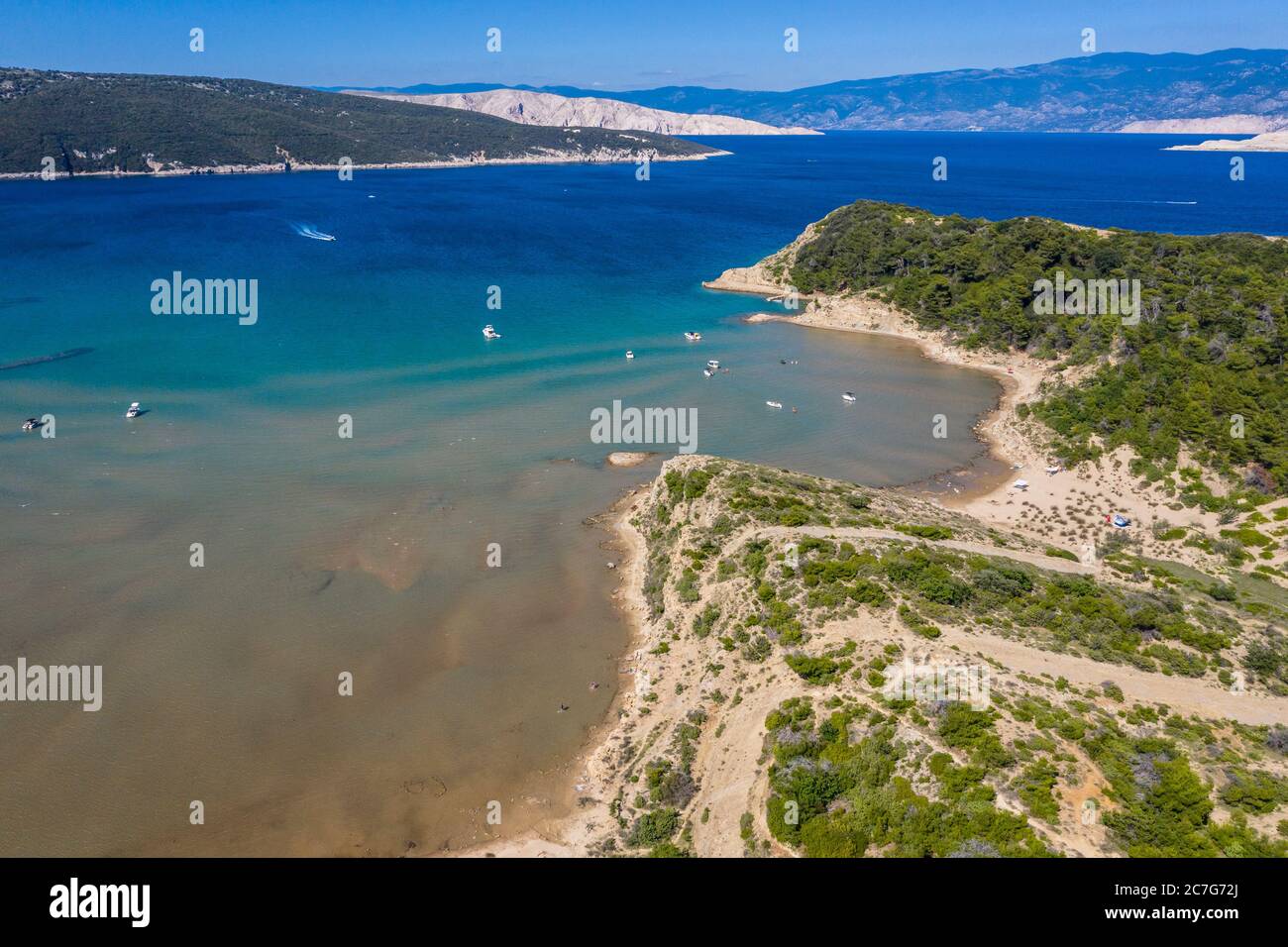Spiagge Rab Spiaggia baia del sahara immagini e fotografie stock ad alta ...