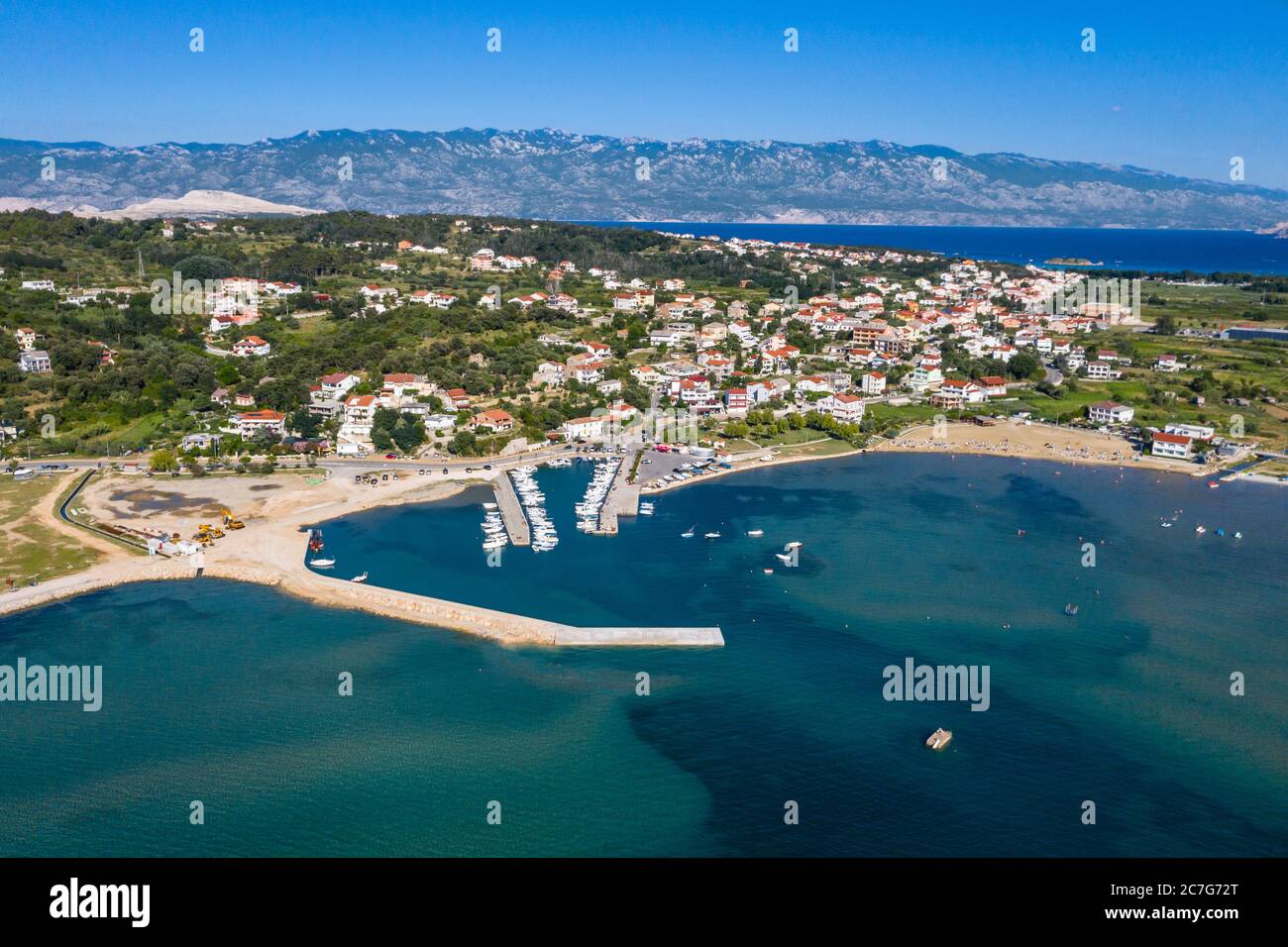 Isola di Lopar Rab Foto Stock