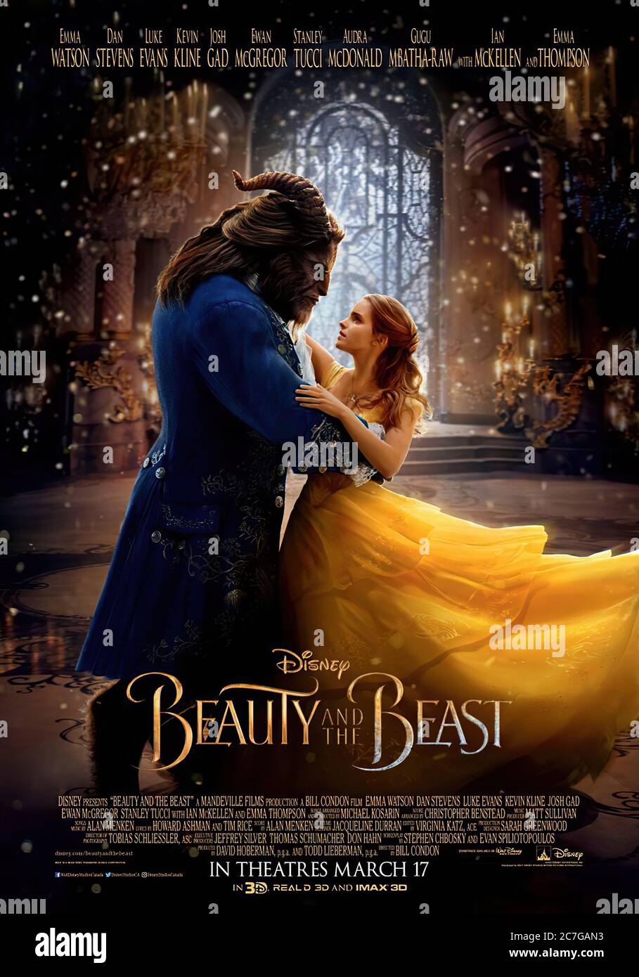 Beauty and the Beast - Poster di film Foto Stock