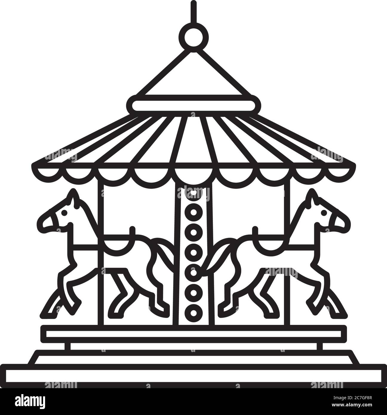 Carousel icon vector vectors immagini e fotografie stock ad alta risoluzione - Alamy