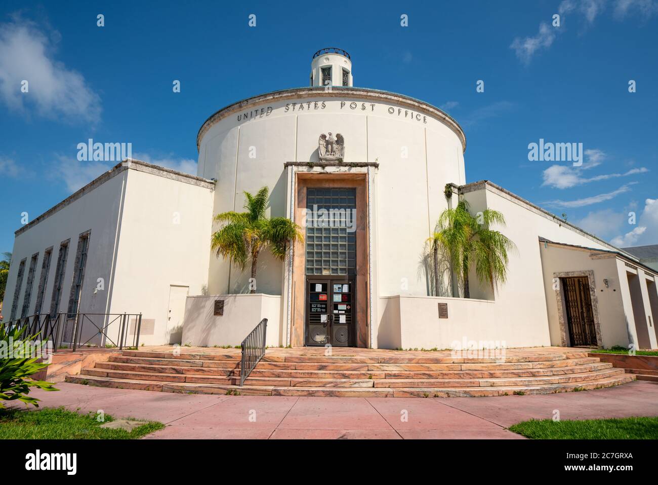 Foto USPS Ufficio postale degli Stati Uniti Miami Beach posizione storica Foto Stock