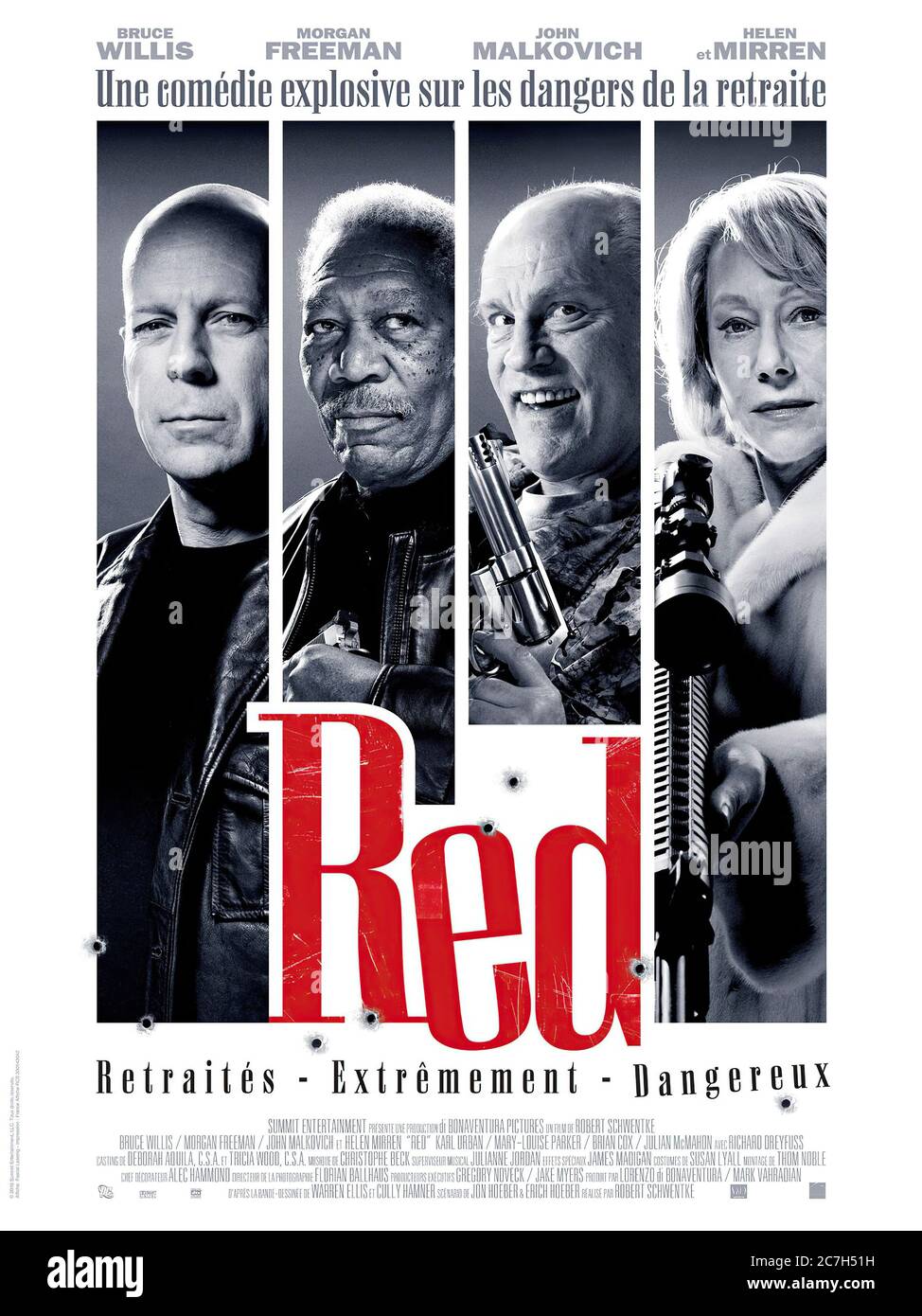 Rosso - Poster di film Foto Stock