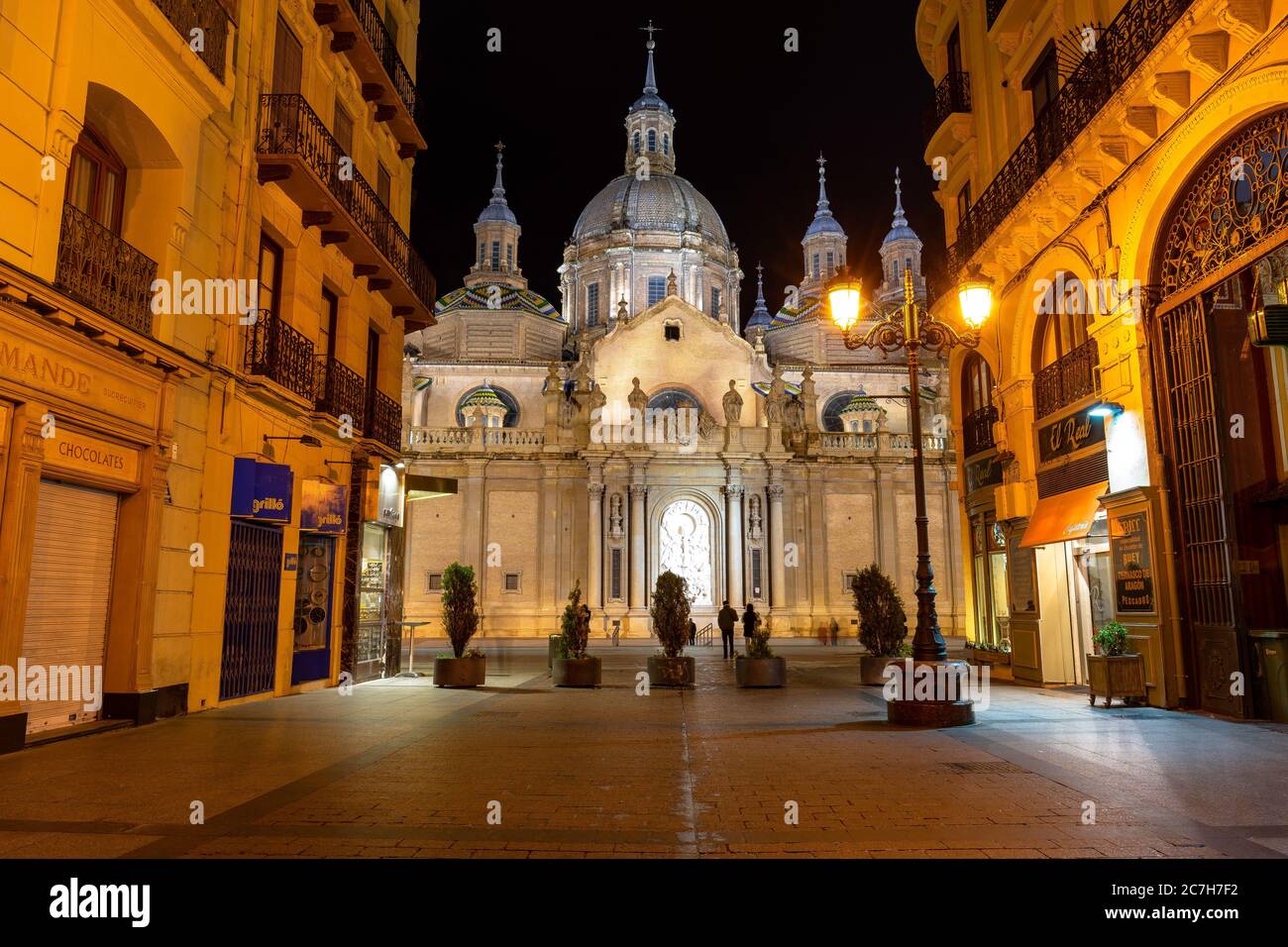 Europa, Spagna, Aragona, Saragozza, Catedral-Basílica de Nuestra Señora del Pilar Foto Stock