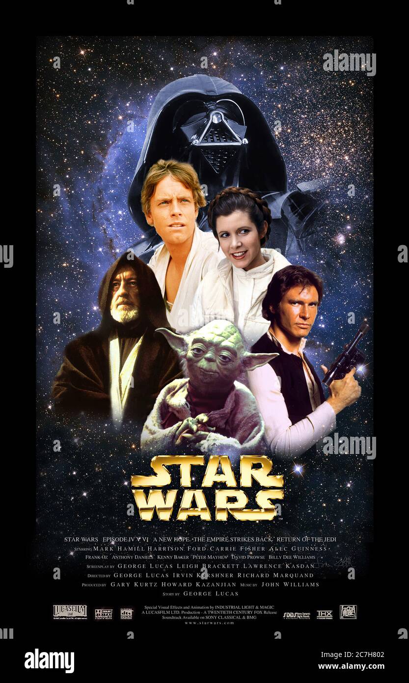 Star Wars - Poster di film Foto Stock