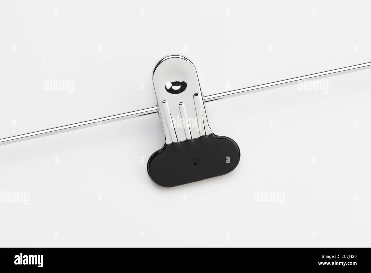 Clip di fissaggio per gonna in metallo Foto Stock