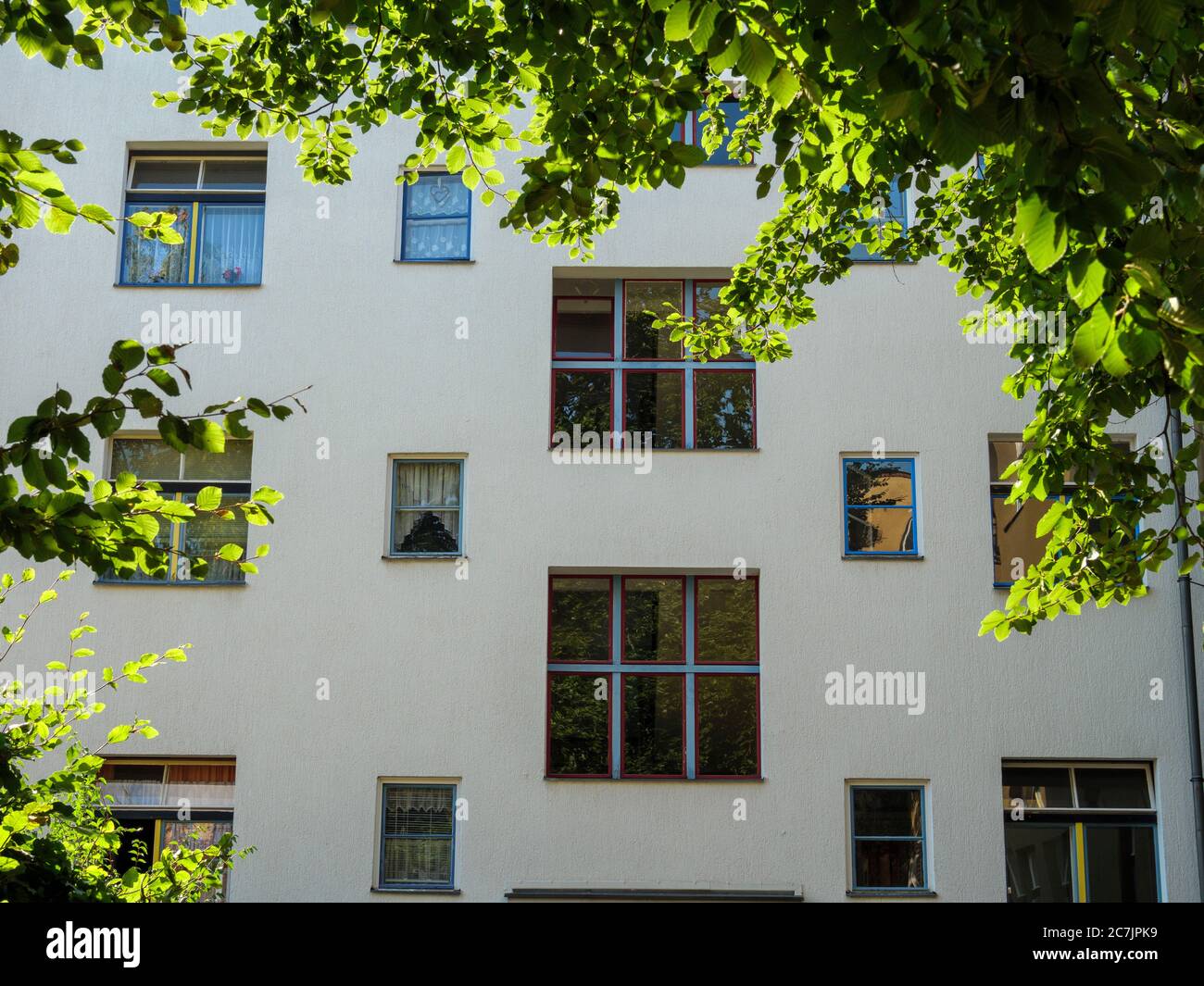 Insediamento a ferro di cavallo, insediamento modernista di Berlino, patrimonio mondiale dell'UNESCO, Berlino, Germania Foto Stock