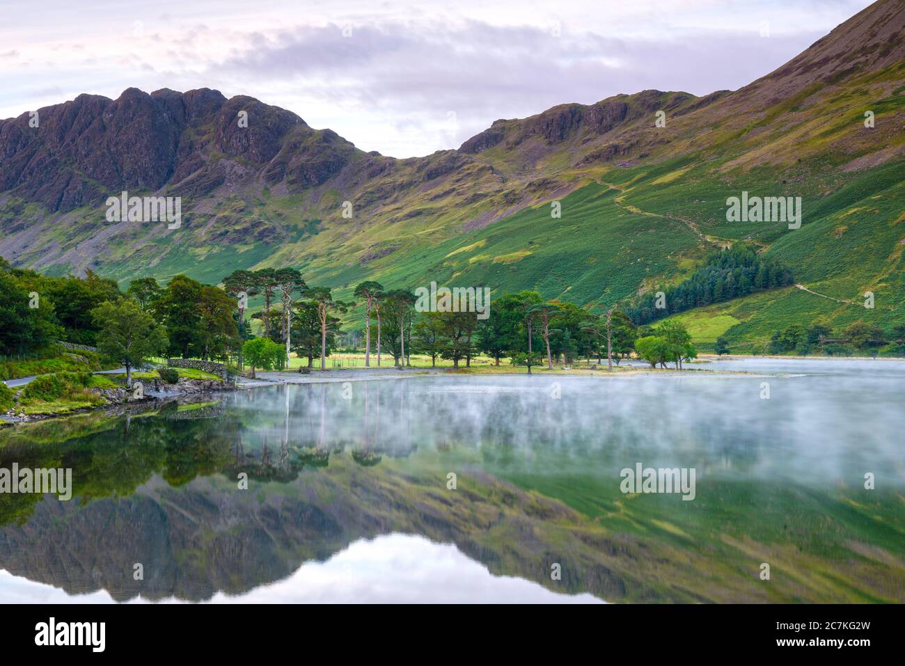 Lago Buttermere, Lake District, Cumbria Foto Stock