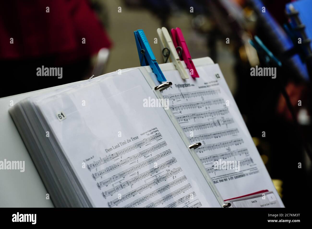 supporto musicativo Foto Stock