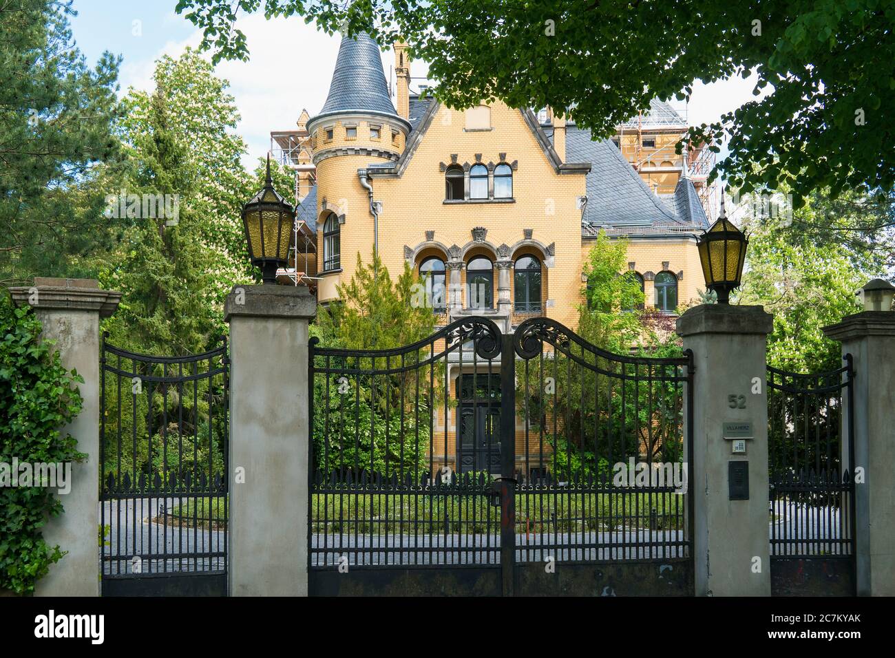 Berlino, Wannsee, Villa Herz Foto Stock