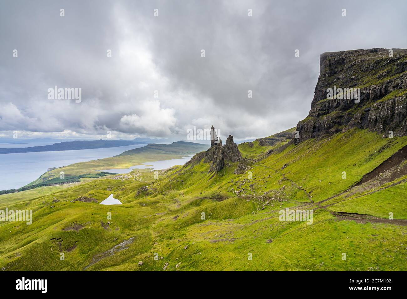 Old Man of Storr, Isola di Skye, Scozia, Foto Stock