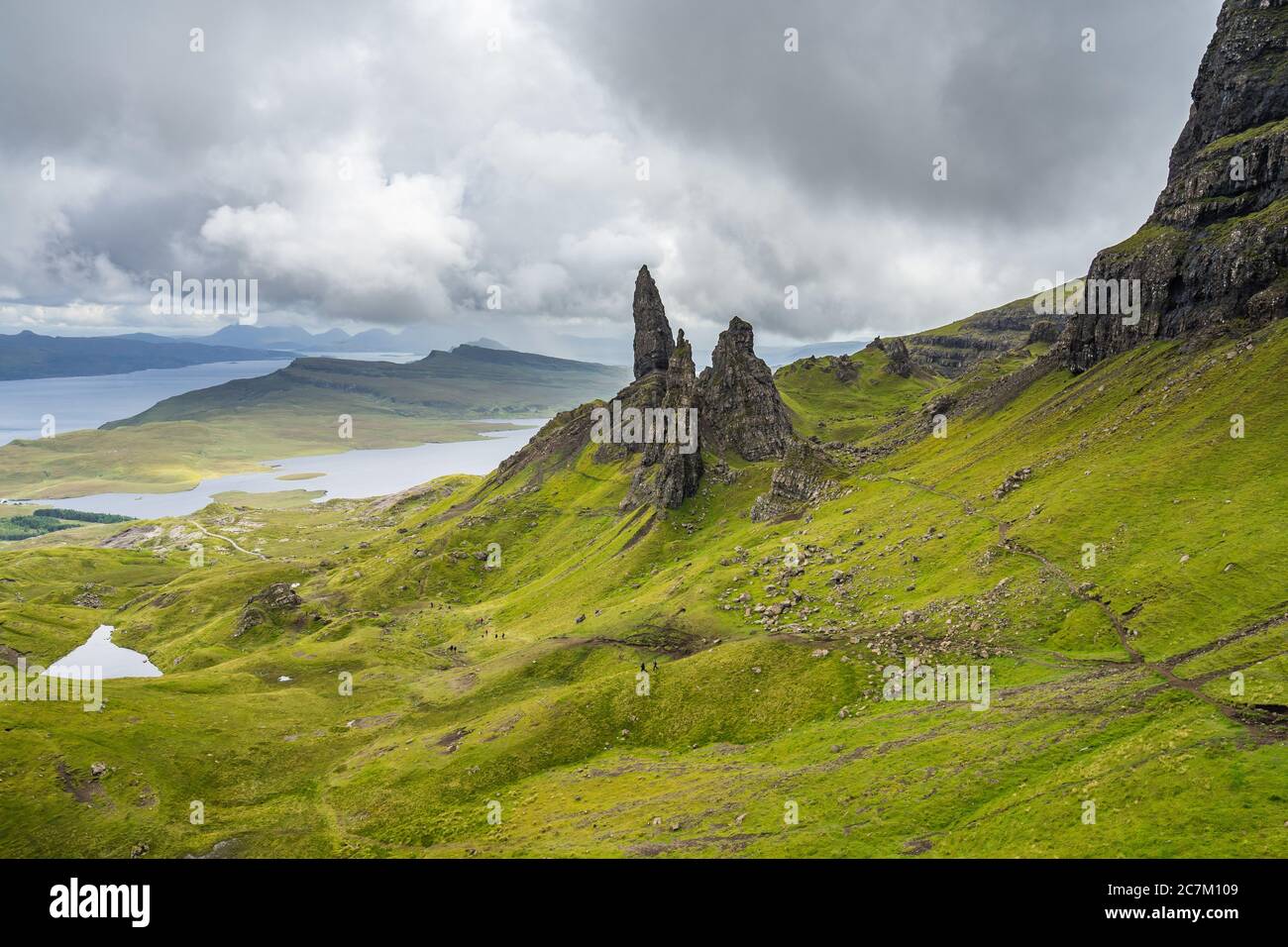 Old Man of Storr, Isola di Skye, Scozia, Foto Stock