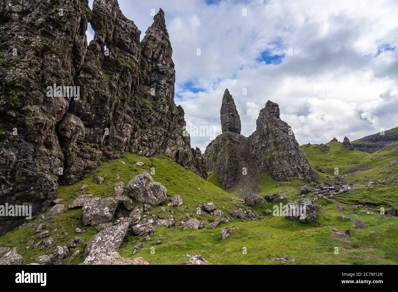 Old Man of Storr, Isola di Skye, Scozia, Foto Stock