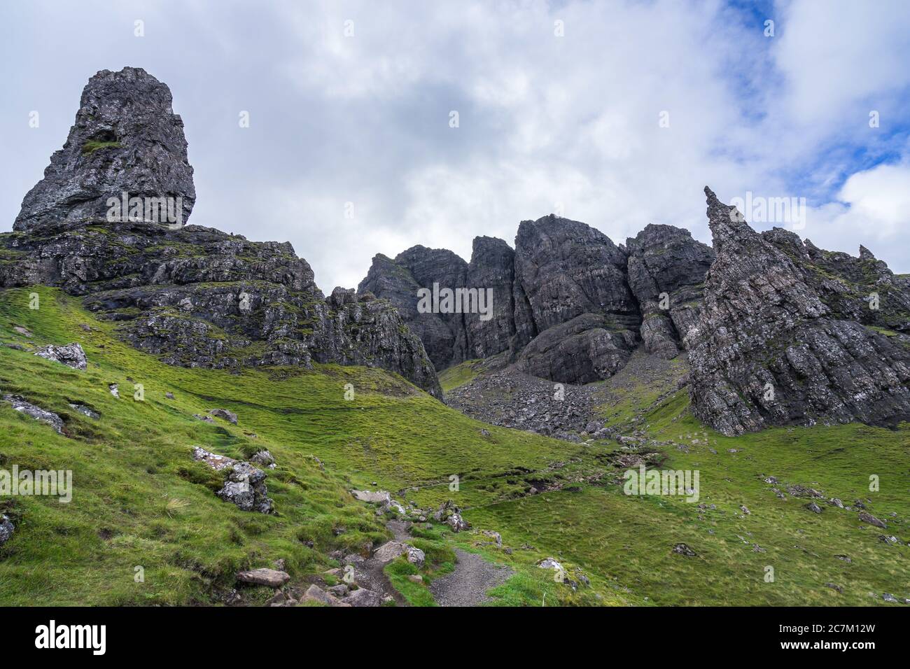 Old Man of Storr, Isola di Skye, Scozia, Foto Stock