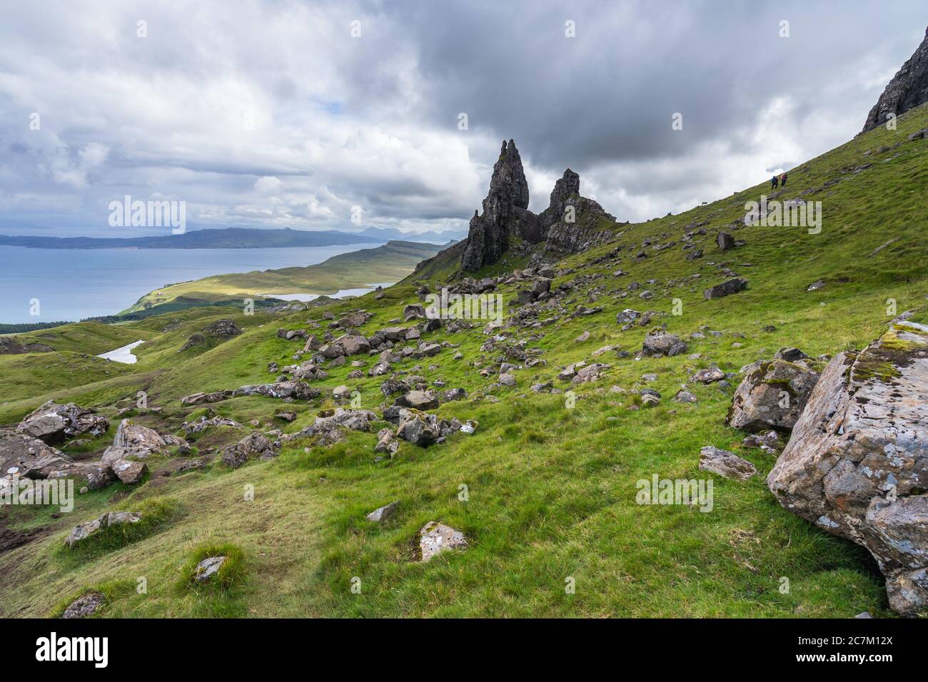 Old Man of Storr, Isola di Skye, Scozia, Foto Stock
