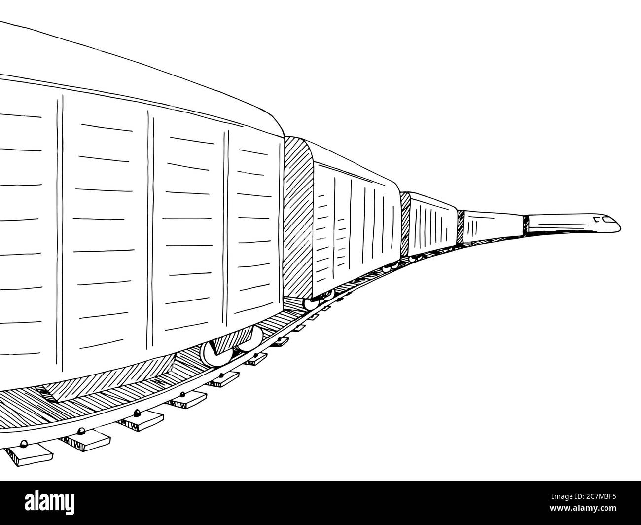 Vettore grafico del trasporto in bianco nero Illustrazione Vettoriale