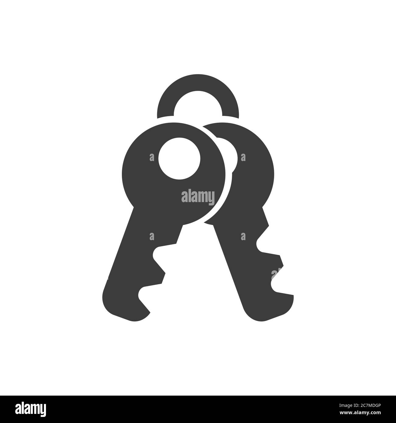 Icone Keys Foto Stock