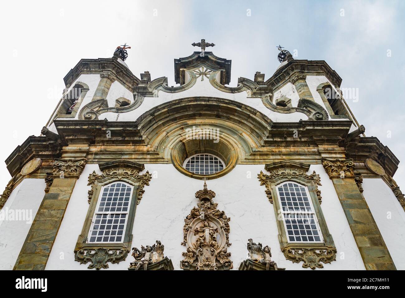 Chiesa di nostra Signora del Monte Carmelo a São João del-Rei, Minas Gerais, Brasile Foto Stock