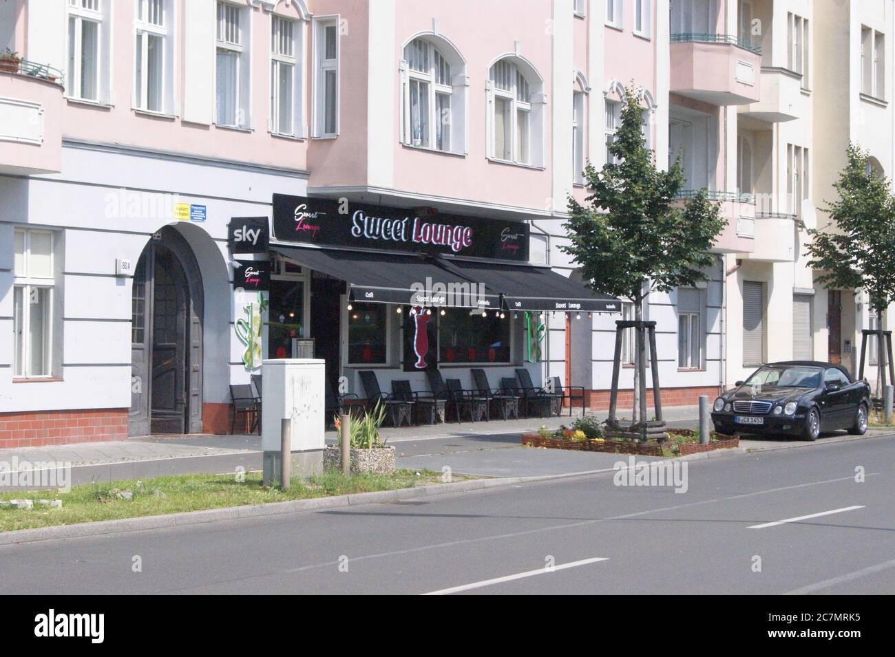 Die Shisha-Bar Sweet Lounge am Brunsbütteler Damm a Berlino-Spandau Foto Stock