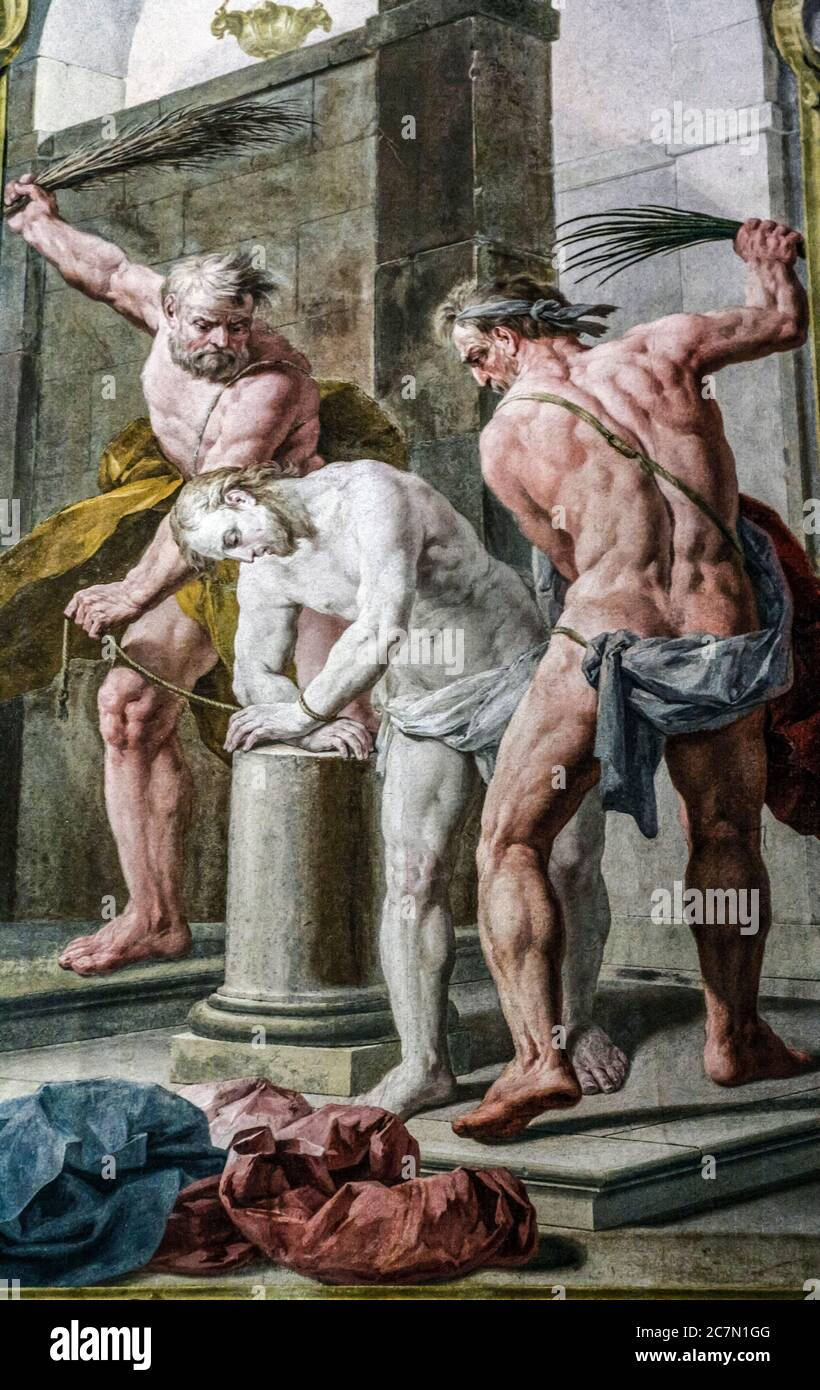 Italia Lombardia - Milano - Certosa di Garegnano - Passione di Cristo Foto Stock