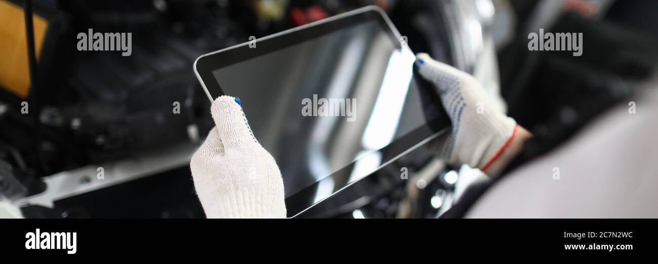 Dispositivo innovativo per il lavoro di assistenza Foto Stock