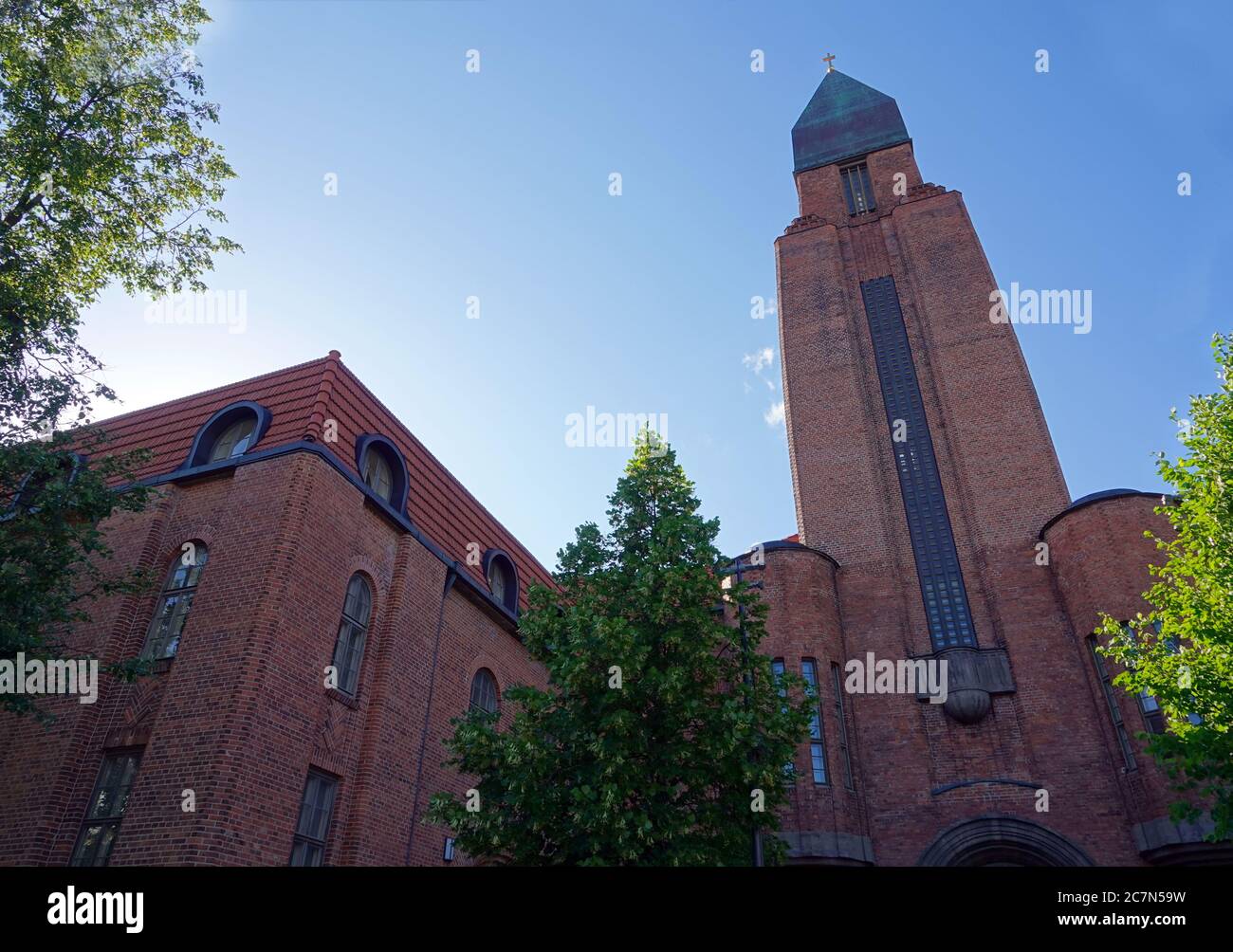 La chiesa di San Paolo, chiamata Tartu Pauluse kirik, è una chiesa del XX secolo della chiesa evangelica luterana estone, situata a Tartu, Estonia Foto Stock