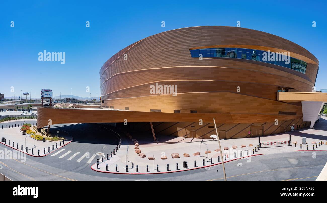 Las Vegas, 17 LUGLIO 2020 - Vista soleggiata della T-Mobile Arena Foto Stock