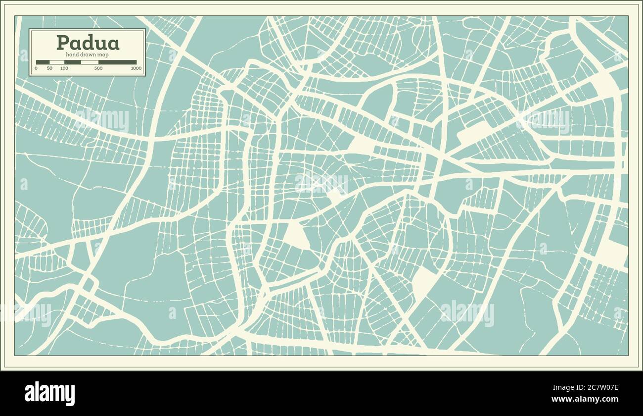 mappa di padova centro storico