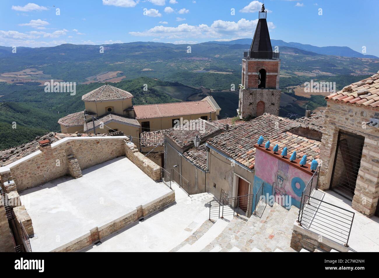 Cairano - Chiesa di San Martino Foto Stock