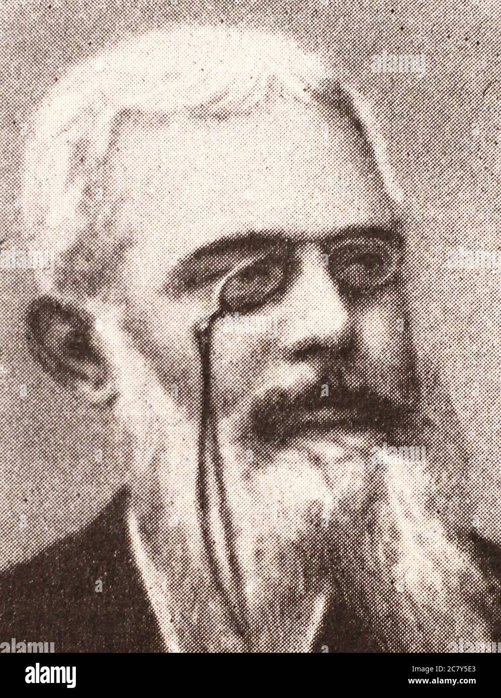 Franz Erdmann Mehring era un politico socialista e storico comunista tedesco, membro senior del Partito socialdemocratico tedesco durante la rivoluzione tedesca del 1918-1919. Foto Stock