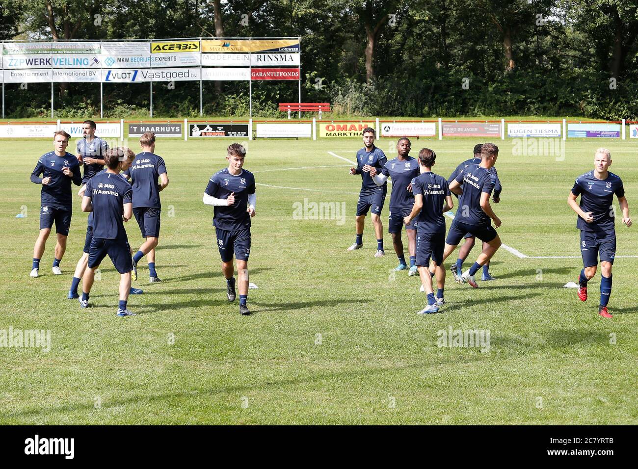 JUBBEGA, 20-07-2020, calcio, stagione 2020 / 2021, olandese Eredivisie durante la prima formazione di SC Heerenveen Foto Stock