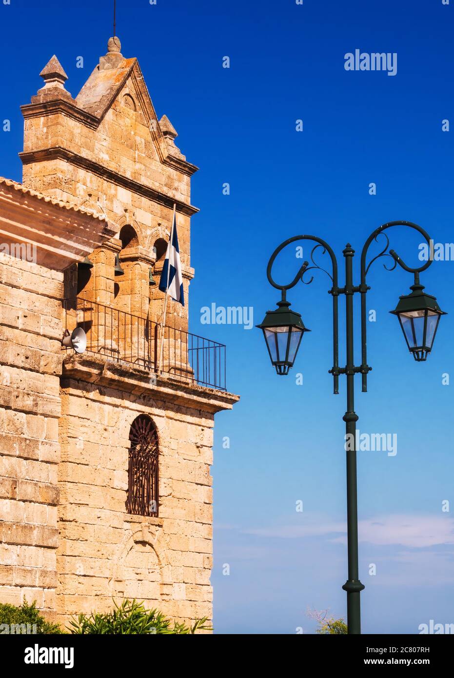 Chiesa di Agios Nikolaos nella città di Zante, Grecia Foto Stock