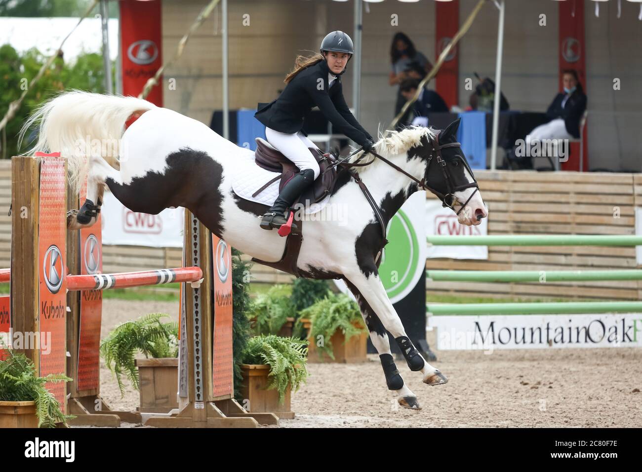 Pandemic Amateur Sports ancora in esecuzione ai tornei di Angelstone a guelph Ontario con i concorrenti olimpici Foto Stock