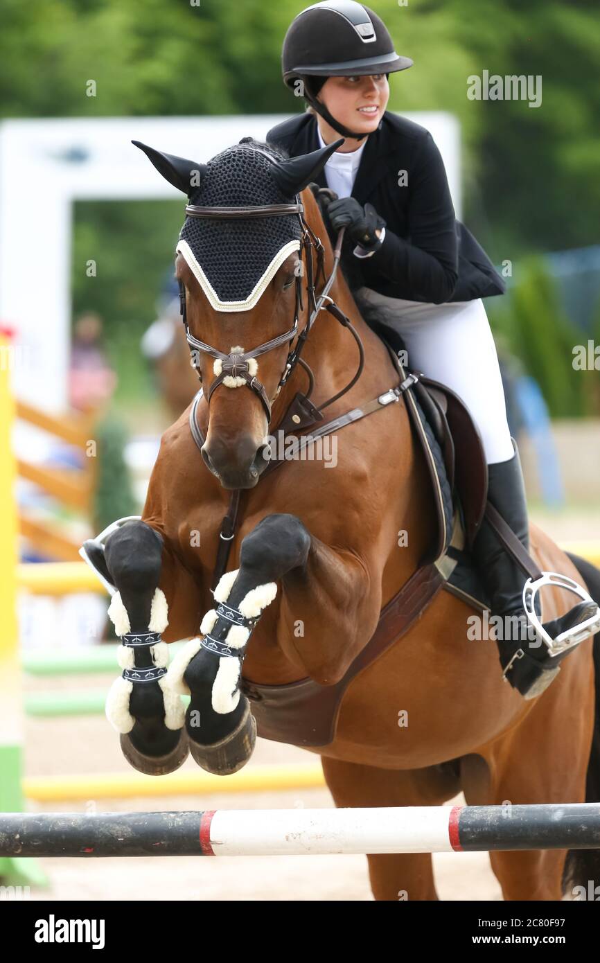 Pandemic Amateur Sports ancora in esecuzione ai tornei di Angelstone a guelph Ontario con i concorrenti olimpici Foto Stock
