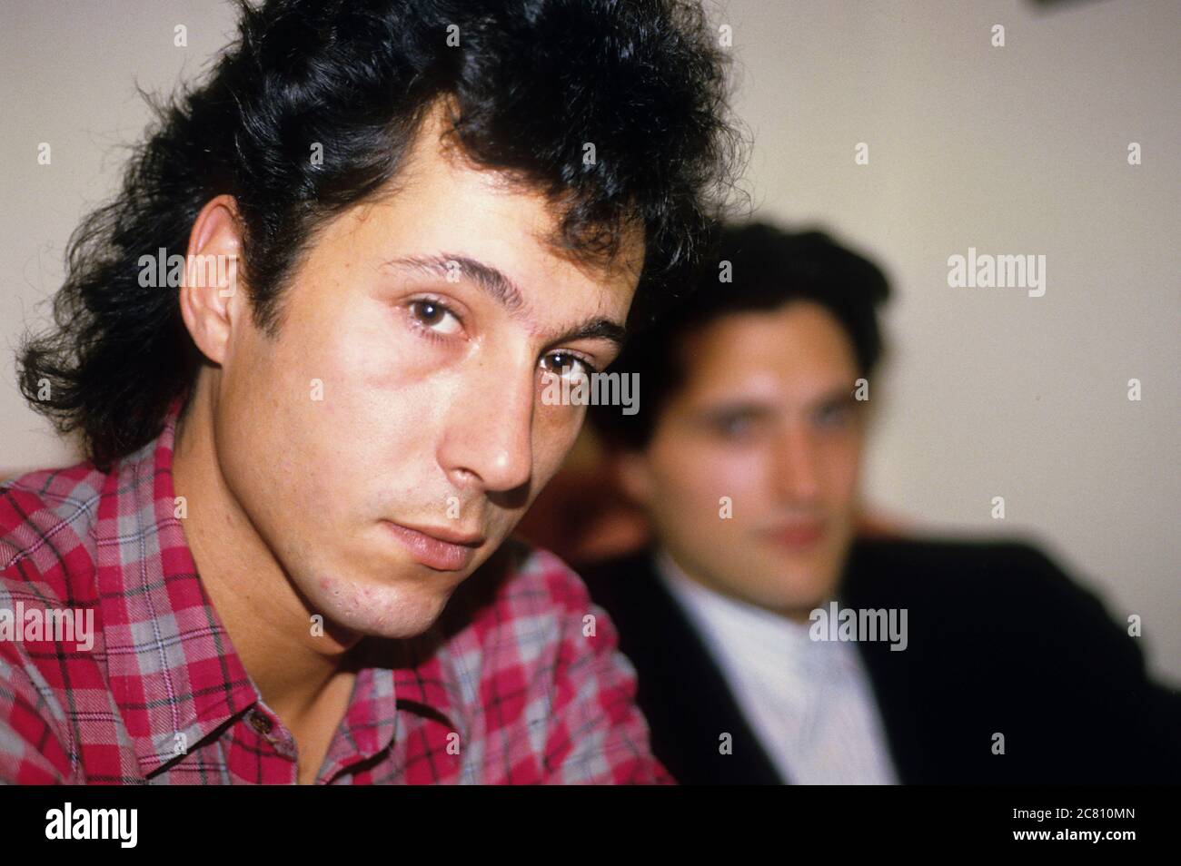 Richard Barbieri e Steve Jansen dei Delfini Brothers alla fotocellula della Virgin Records. Londra, 30 settembre 1987 | utilizzo in tutto il mondo Foto Stock