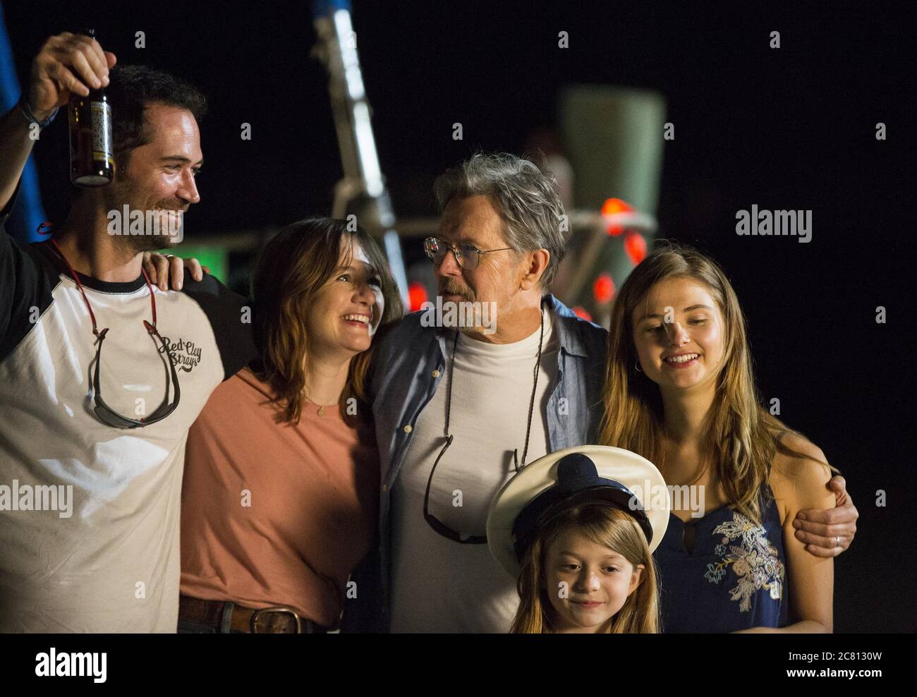 GARY OLDMAN, EMILY MORTIMER, STEFANIE SCOTT, MANUEL GARCIA-RULFO E CHLOE PERRIN MARY (2019), REGIA DI MICHAEL GOI. Credit: EMJAG Productions/ Entertainment One Features / Tucker Toole / Album Foto Stock