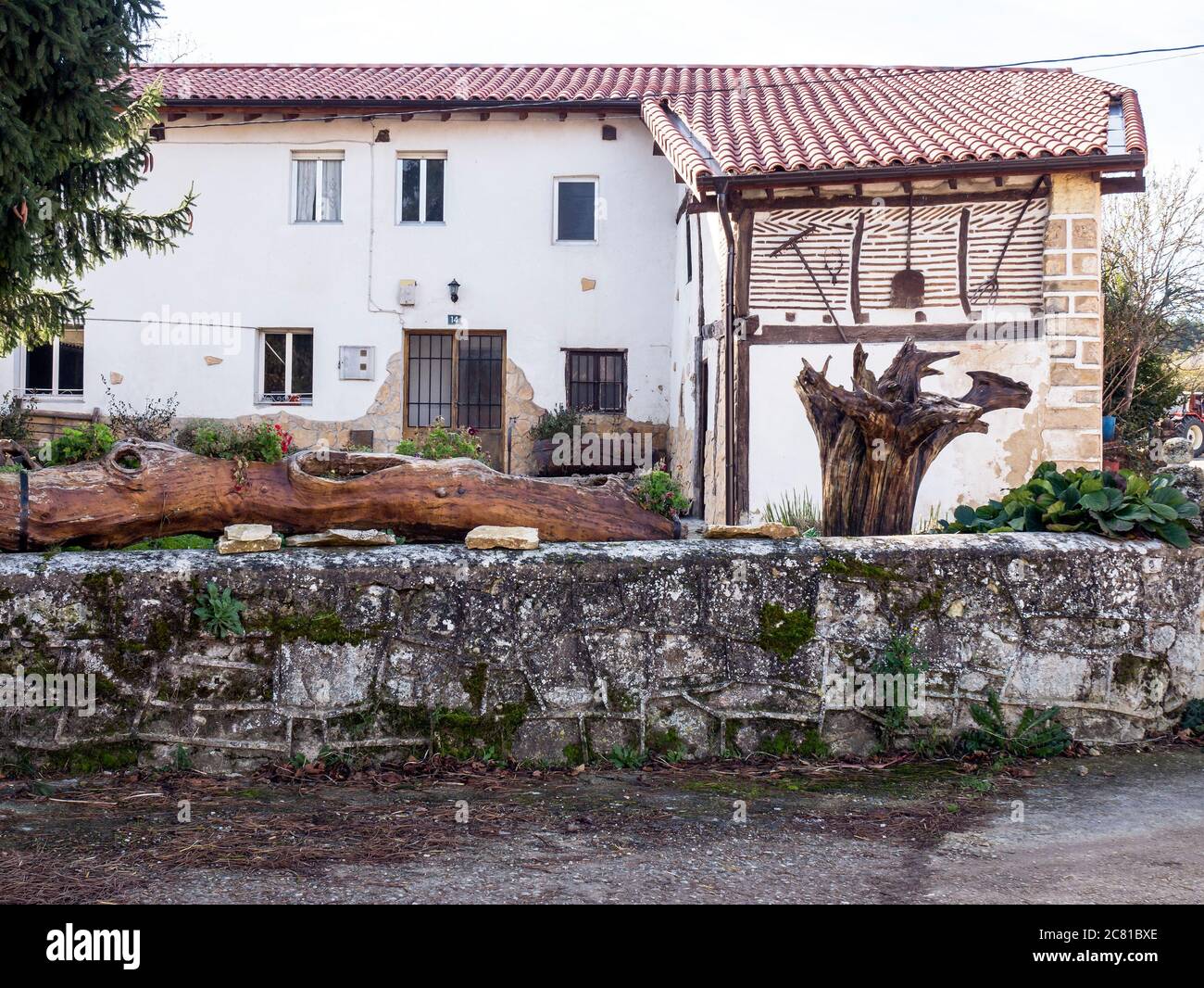 Alaitza. Álava. País Vasco. España Foto Stock