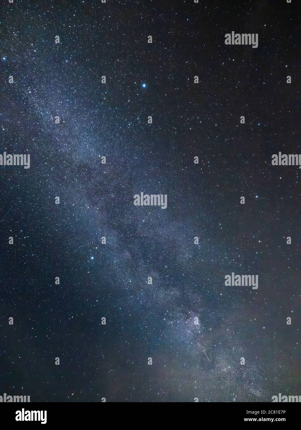 Via Lattea nel cielo stellato sul Lago Starnberg, Baviera, Germania, Europa Foto Stock