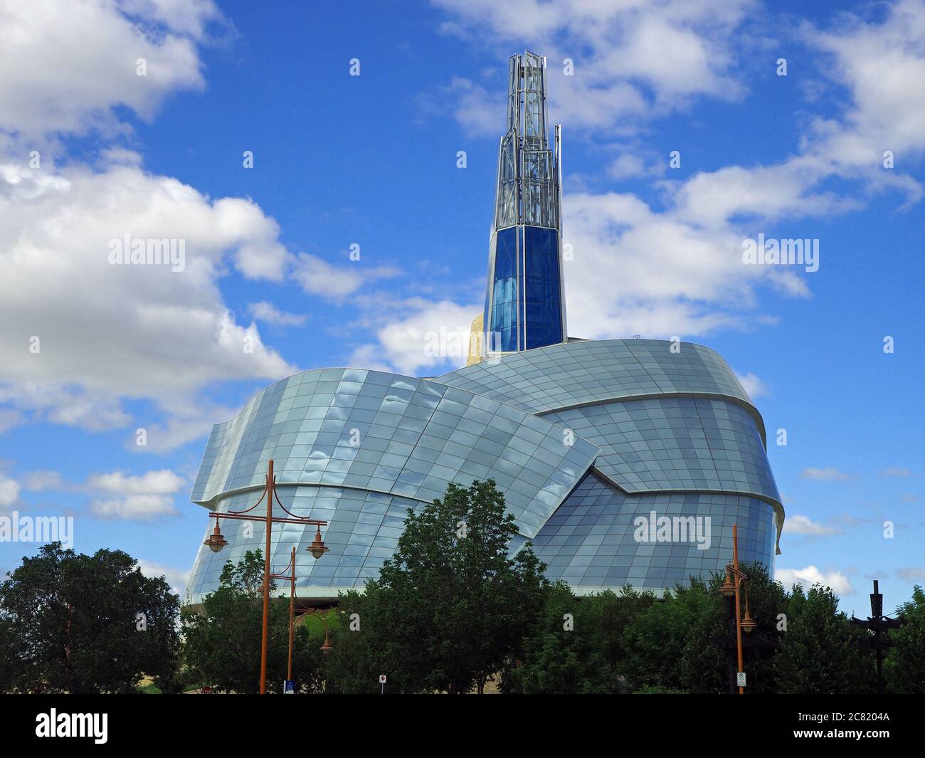 Il Canadian Museum for Human Rights, Winnipeg, Manitoba, Canada Foto Stock