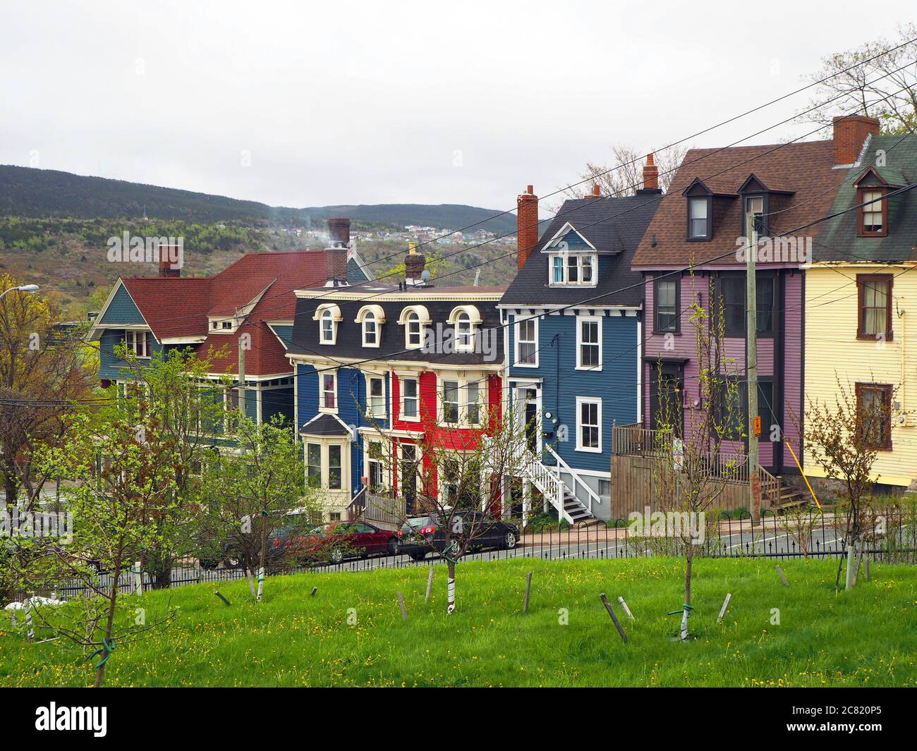 Case, St John's, Terranova, Canada Foto Stock