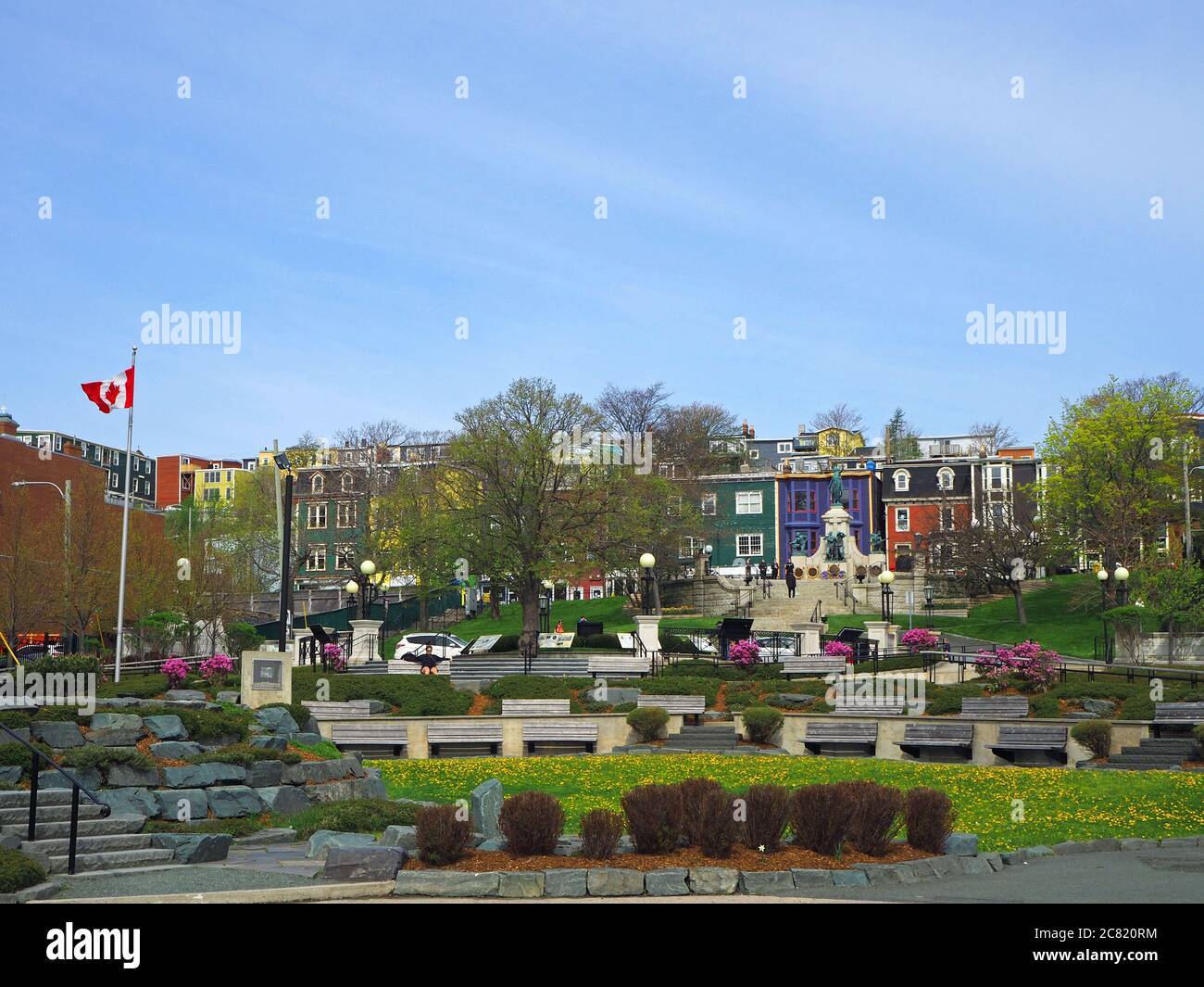 Harbourside Park, St John's, Terranova, Terranova e Labrador, Canada Foto Stock