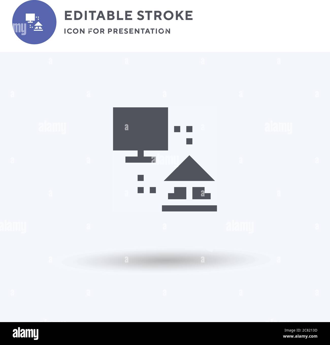 Vettore icona pagamento online, segno piatto pieno, pittogramma solido isolato su bianco, illustrazione del logo. Icona pagamento online per la presentazione. Illustrazione Vettoriale