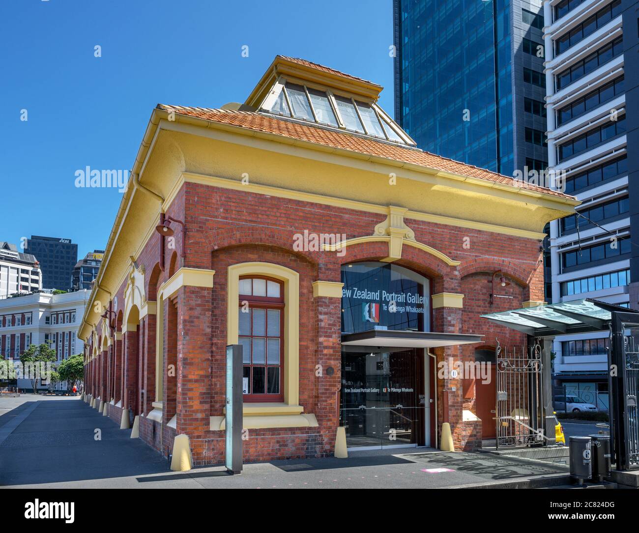 Galleria Ritratto della Nuova Zelanda te Pūkenga Whakaata nella storica Waterfront Shed 11, Wellington, Isola del Nord, Nuova Zelanda Foto Stock