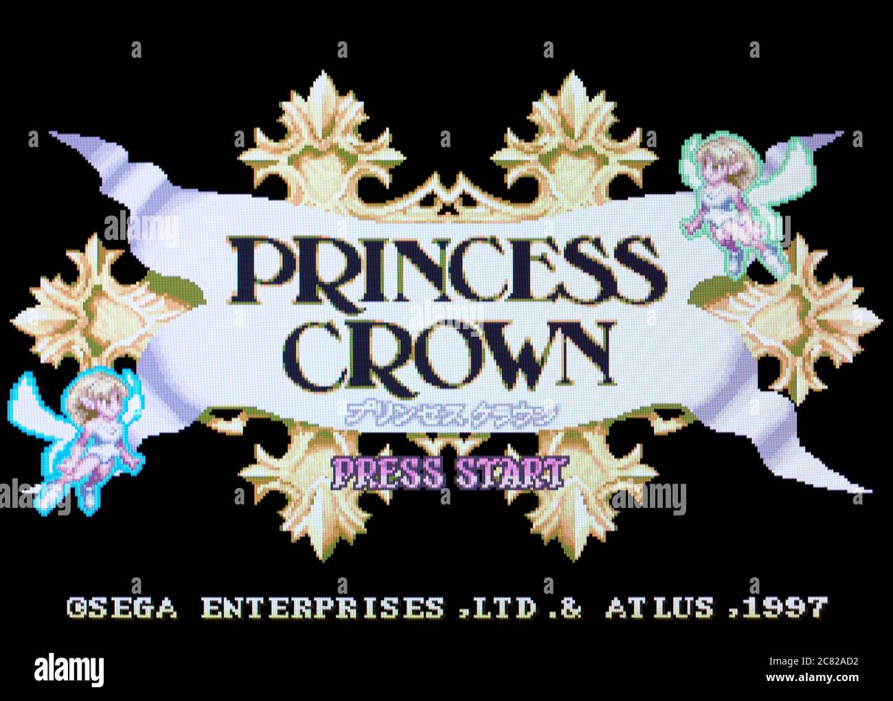 Princess Crown - sega Saturn Videogame - solo per uso editoriale Foto Stock