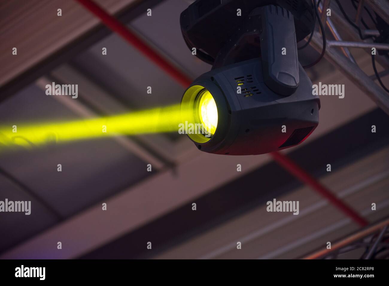 Luci di scena al concerto. Foto Stock