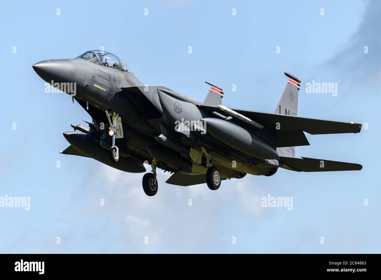 US Air Force F-15E Sciopero Eagle Foto Stock