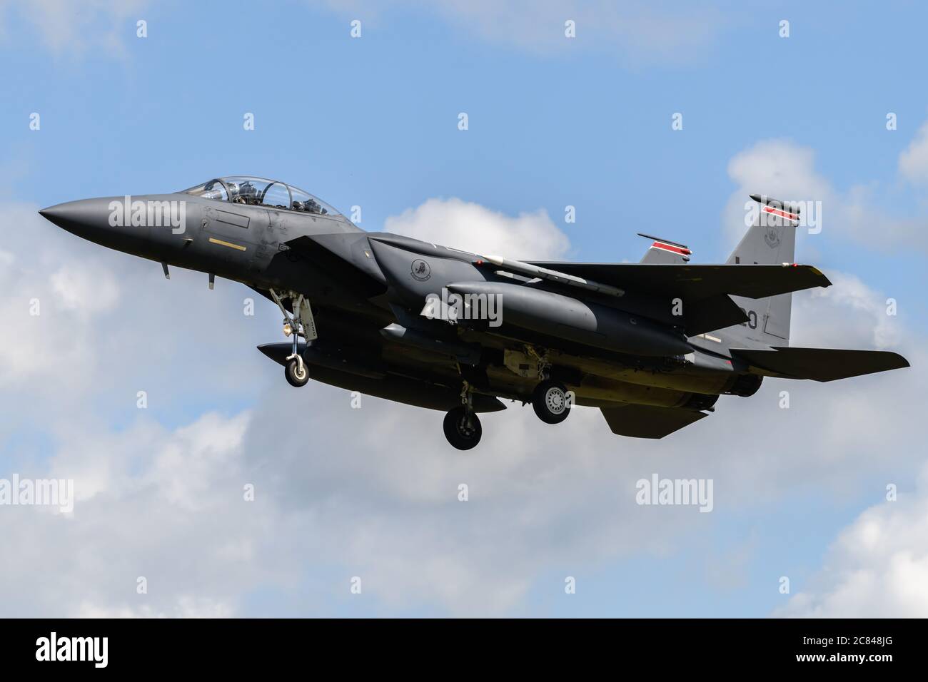 US Air Force F-15E Sciopero Eagle Foto Stock